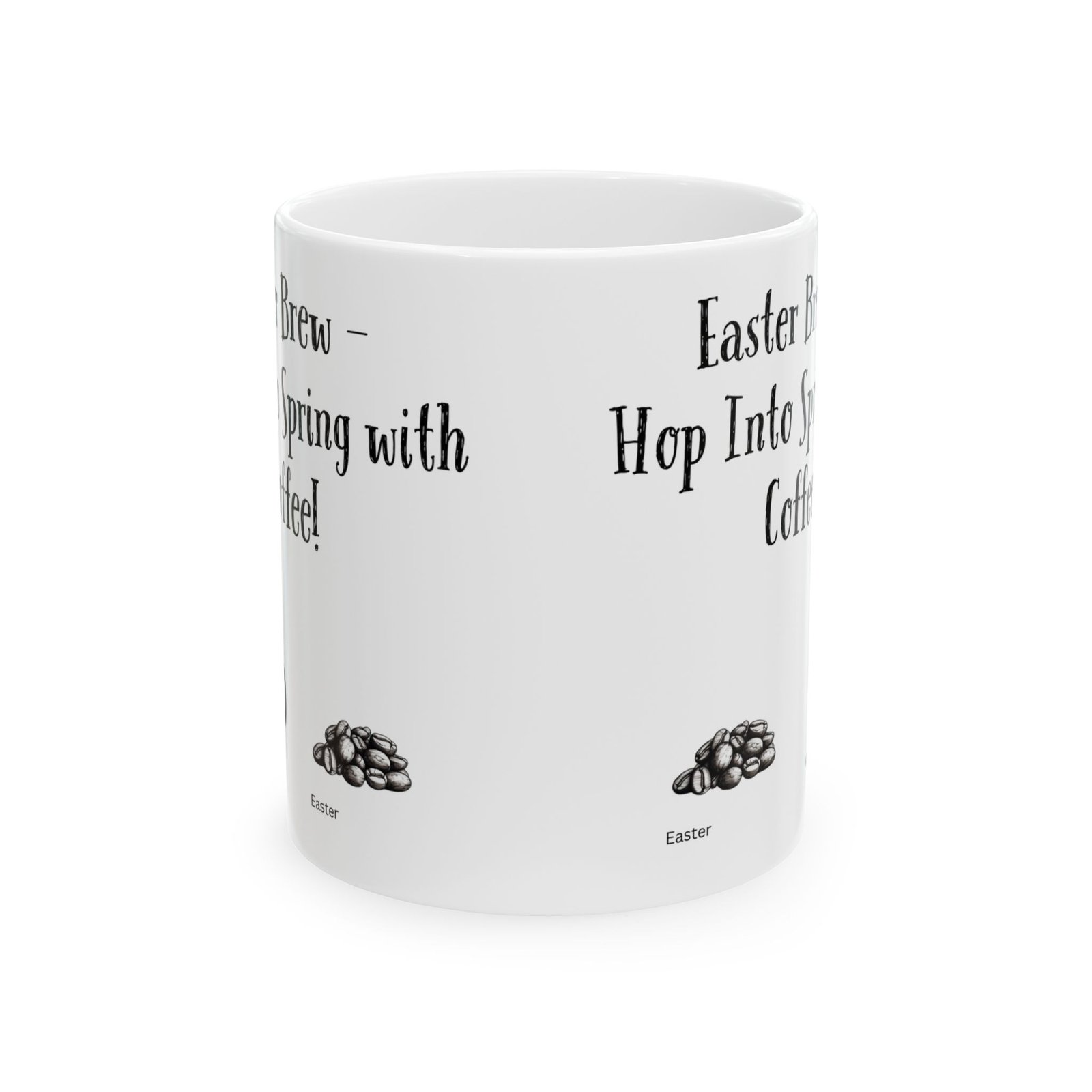 Easter Brew—hop Into Spring with Coffee! | Ceramic Coffee Mug - Image 8
