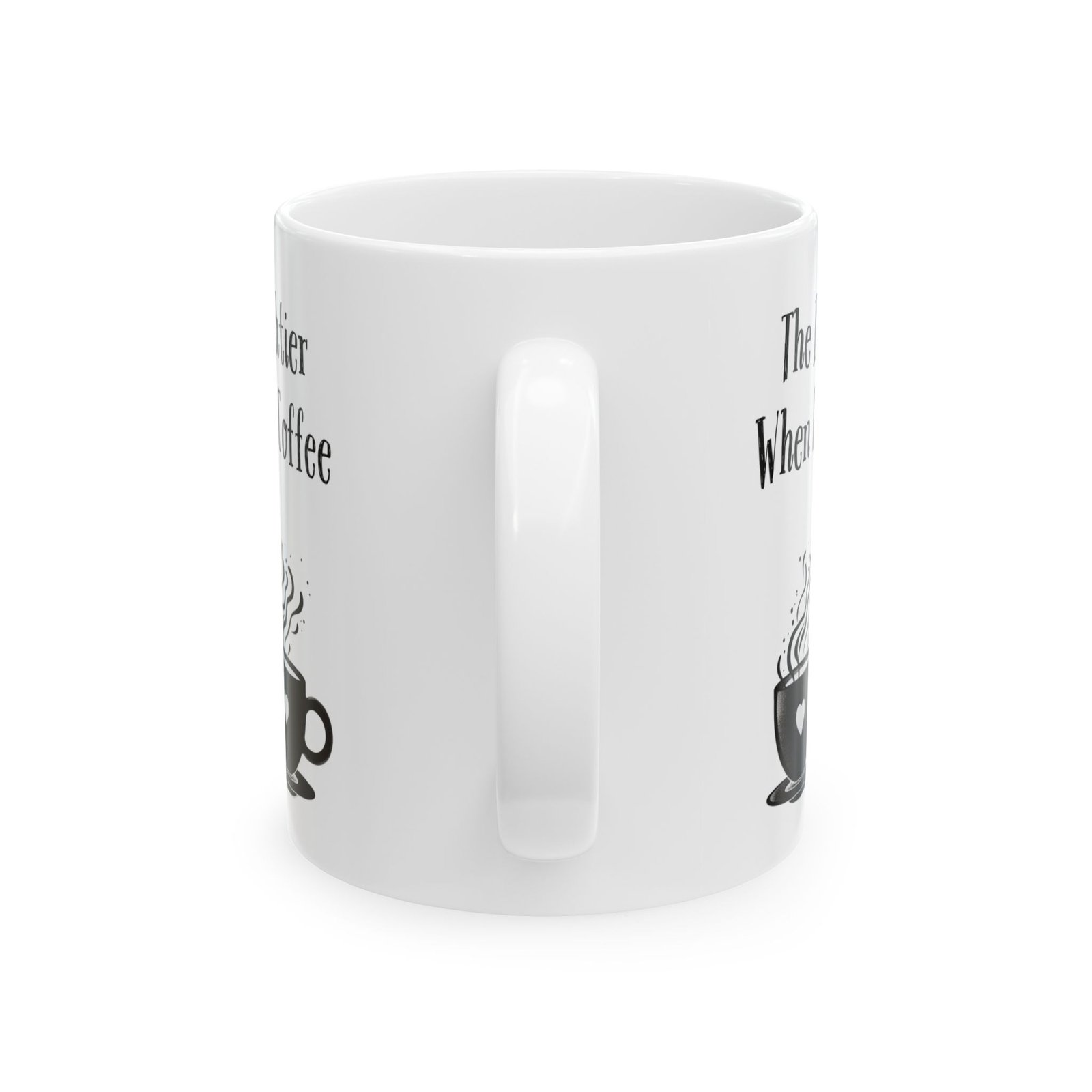 The Pen Is Mightier When Fueled by Coffee | Ceramic Coffee Mug - Image 7