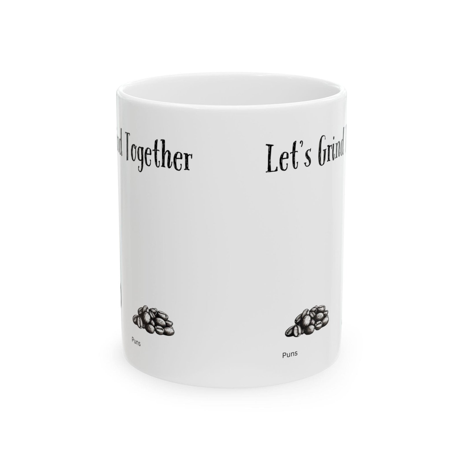 Let's Grind Together | Ceramic Coffee Mug - Image 8