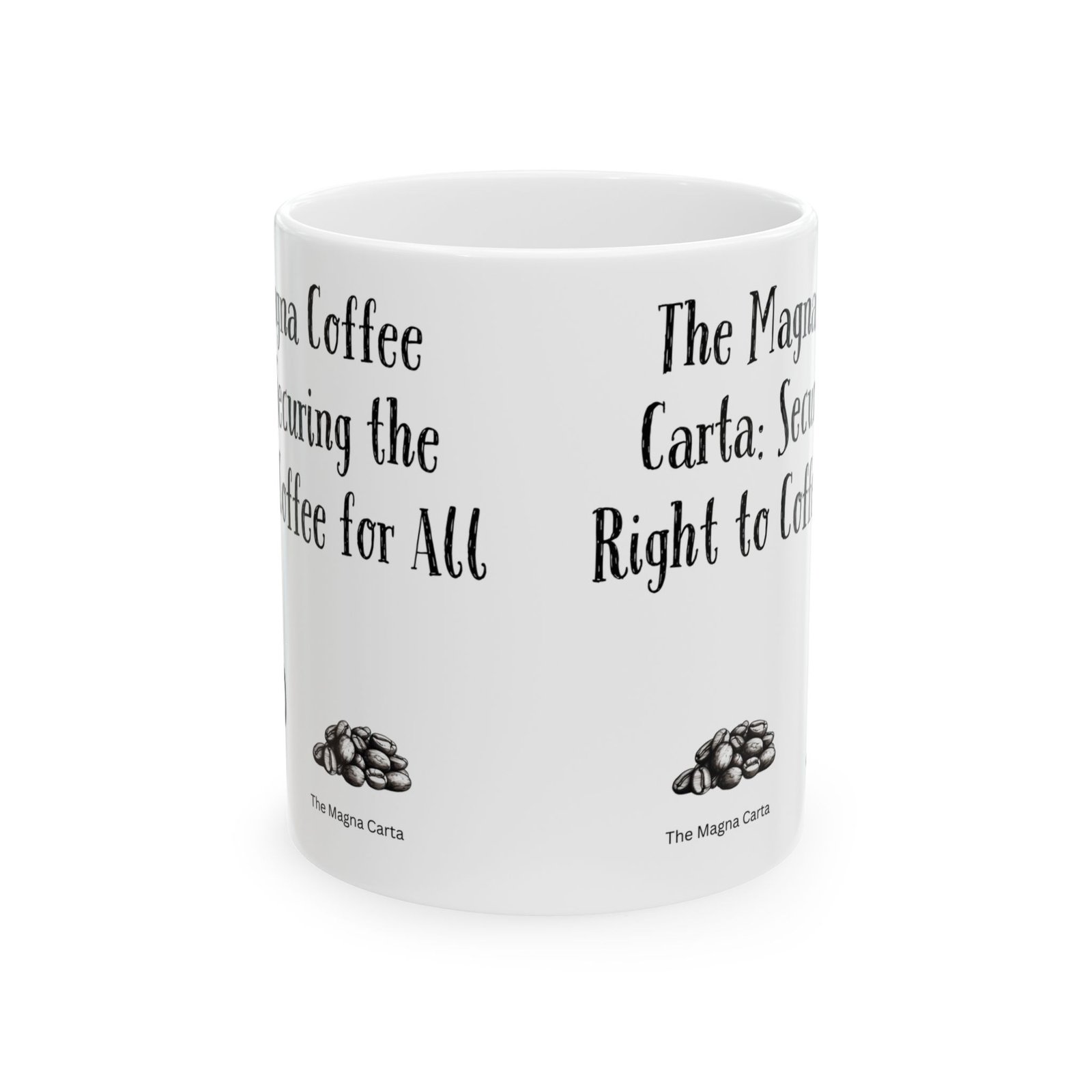 The Magna Coffee Carta: Securing the Right to Coffee for All | Ceramic Coffee Mug - Image 8
