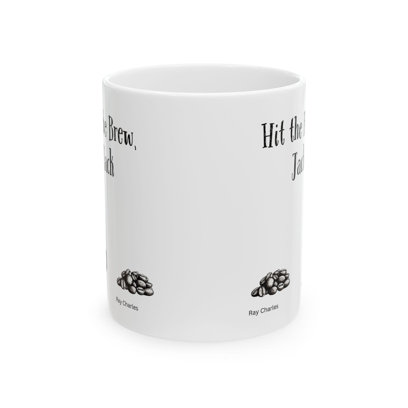 Hit the Brew, Jack | Ceramic Coffee Mug - Image 8
