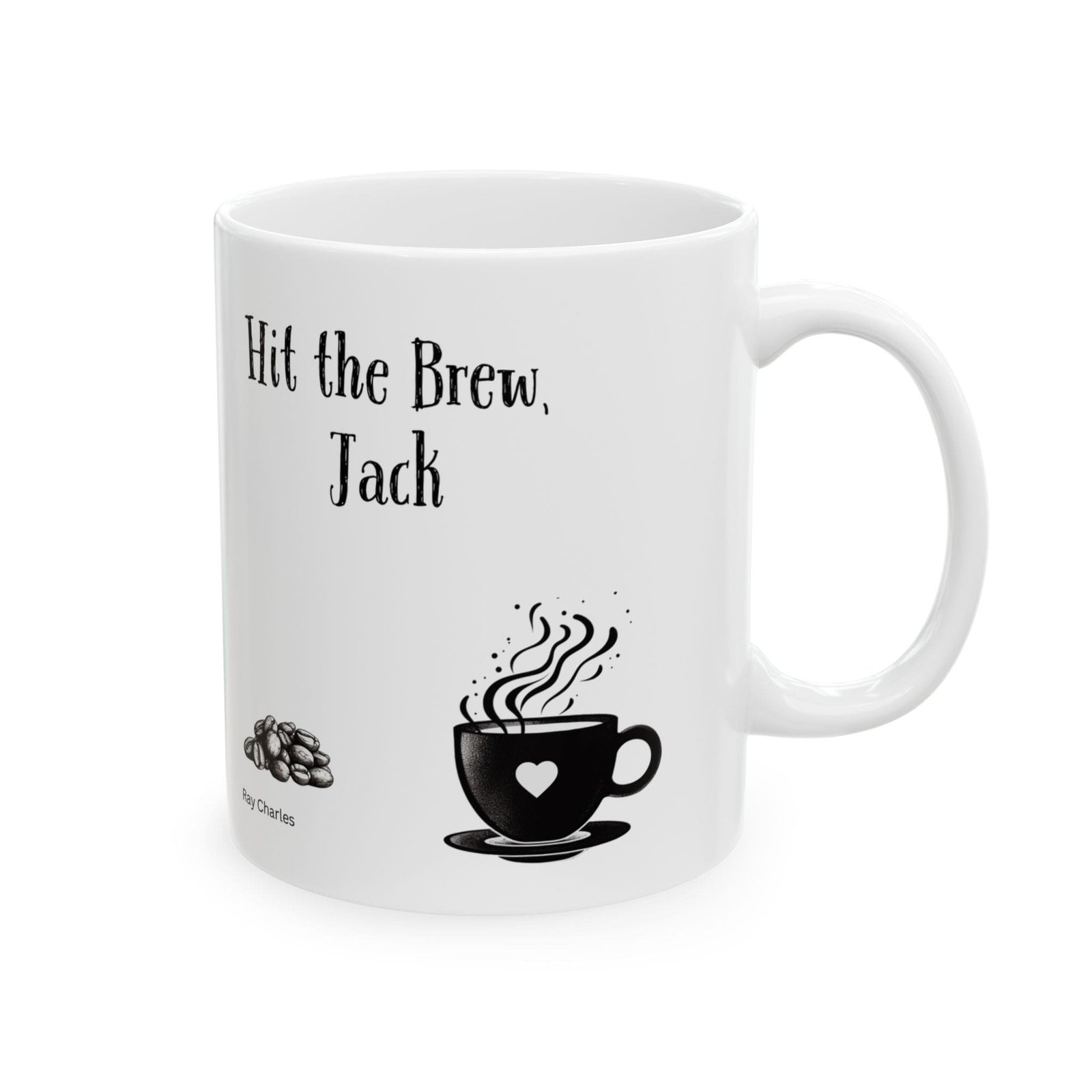 Hit the Brew, Jack | Ceramic Coffee Mug - Image 6