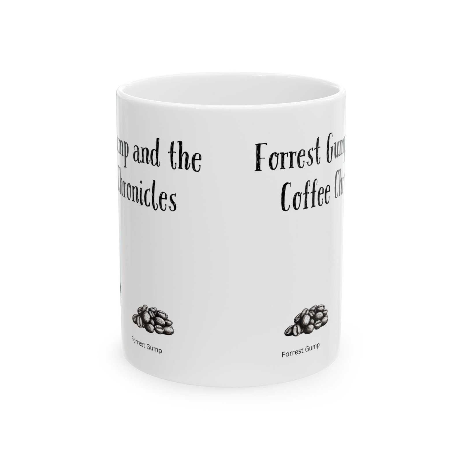 Forrest Gump and the Coffee Chronicles | Ceramic Coffee Mug - Image 8