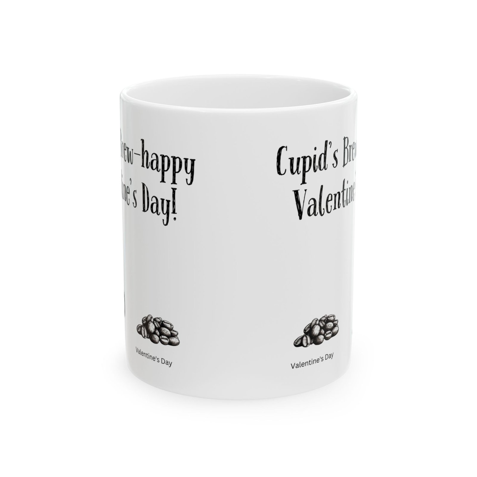 Cupid's Brew—happy Valentine's Day! | Ceramic Coffee Mug - Image 8