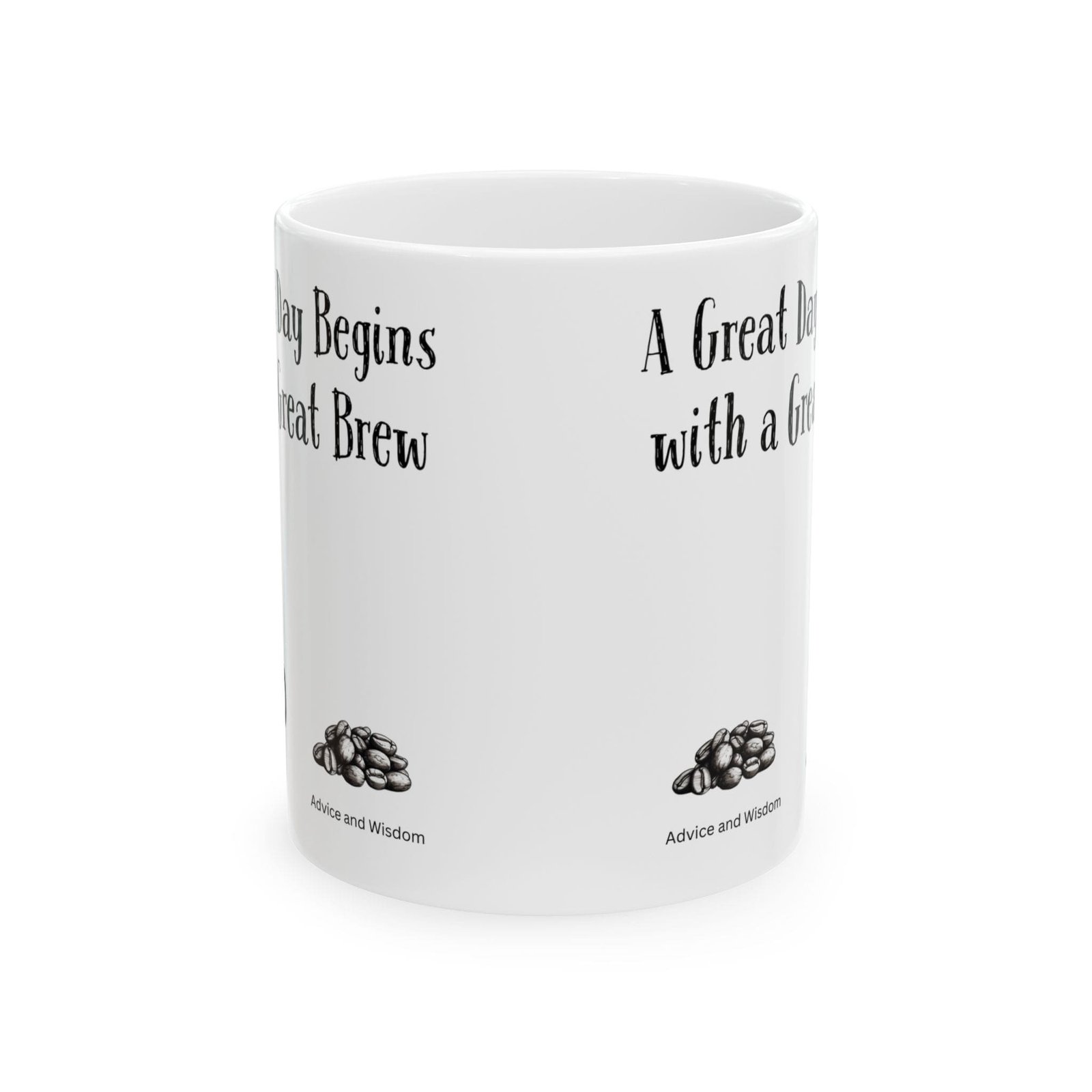 A Great Day Begins with a Great Brew | Ceramic Coffee Mug - Image 8