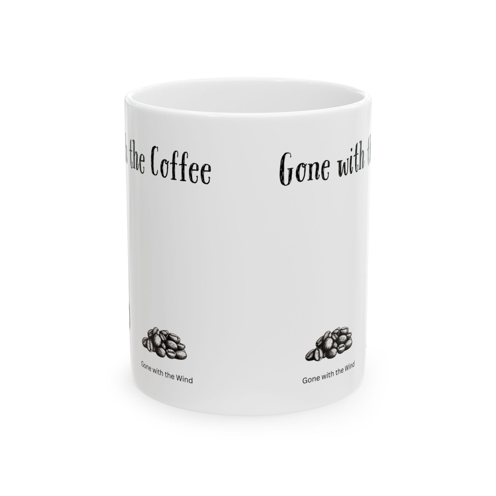 Gone with the Coffee | Ceramic Coffee Mug - Image 8