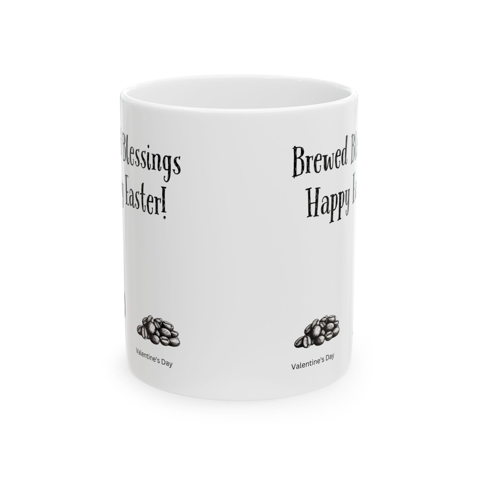 Brewed Blessings—happy Easter! | Ceramic Coffee Mug - Image 8