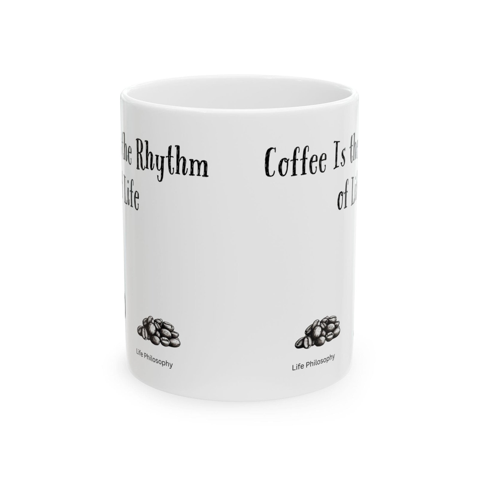 Coffee Is the Rhythm of Life | Ceramic Coffee Mug - Image 8