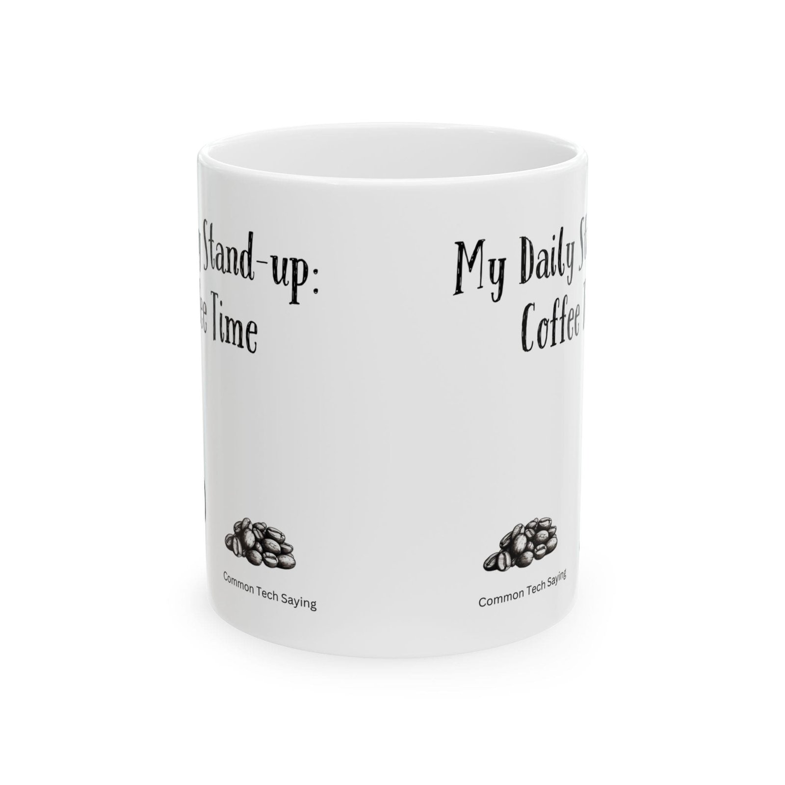 My Daily Stand-up: Coffee Time | Ceramic Coffee Mug - Image 8