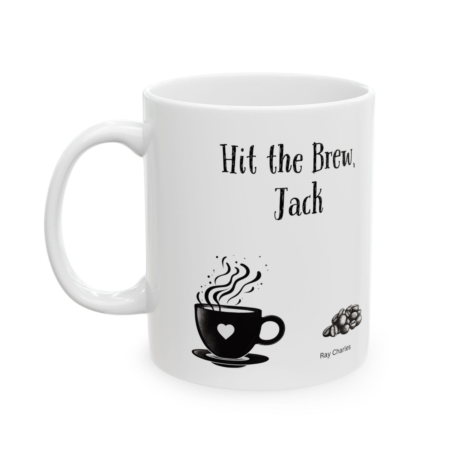 Hit the Brew, Jack | Ceramic Coffee Mug - Image 5