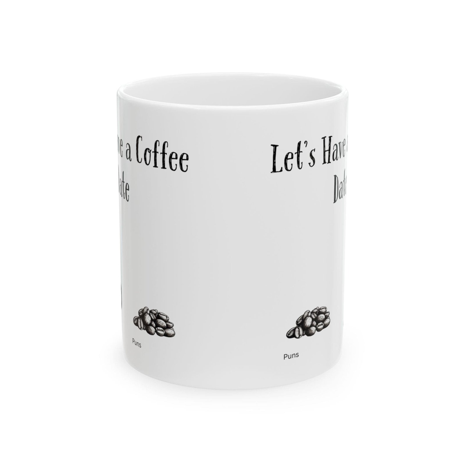 Let's Have a Coffee Date | Ceramic Coffee Mug - Image 8