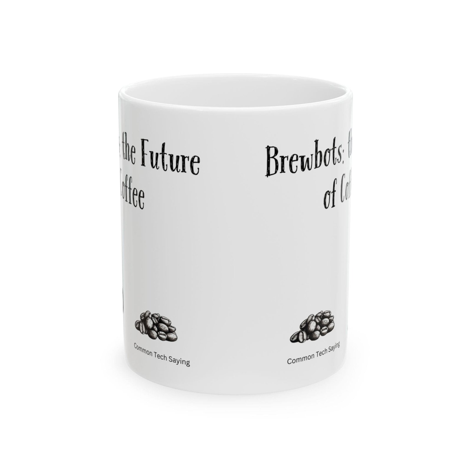 Brewbots: the Future of Coffee | Ceramic Coffee Mug - Image 8
