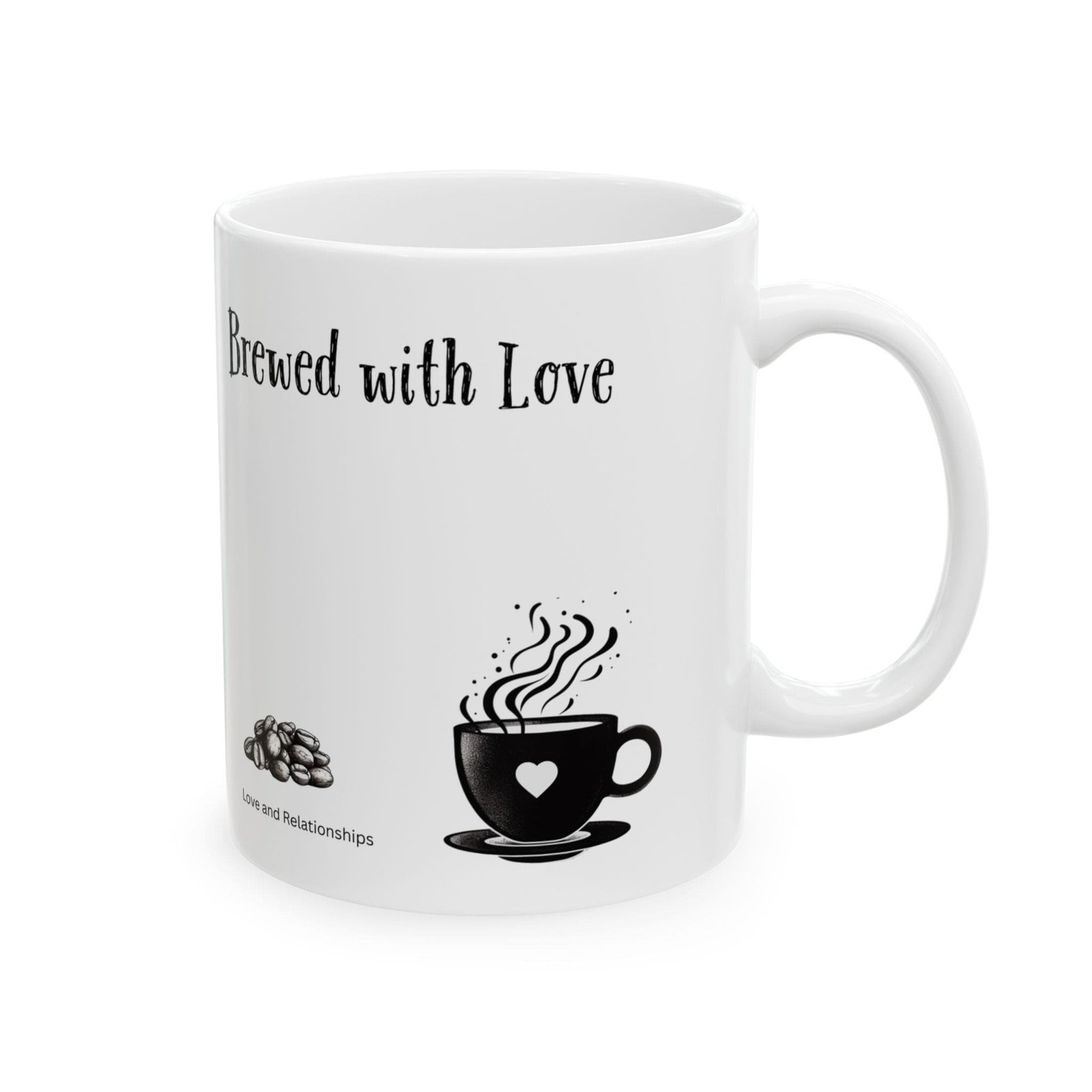 Brewed with Love | Ceramic Coffee Mug - Image 6