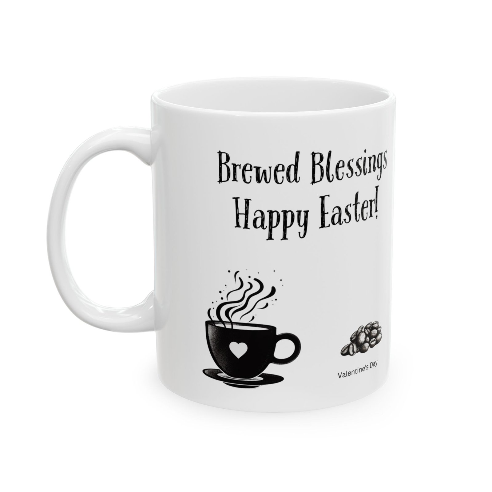 Brewed Blessings—happy Easter! | Ceramic Coffee Mug - Image 5