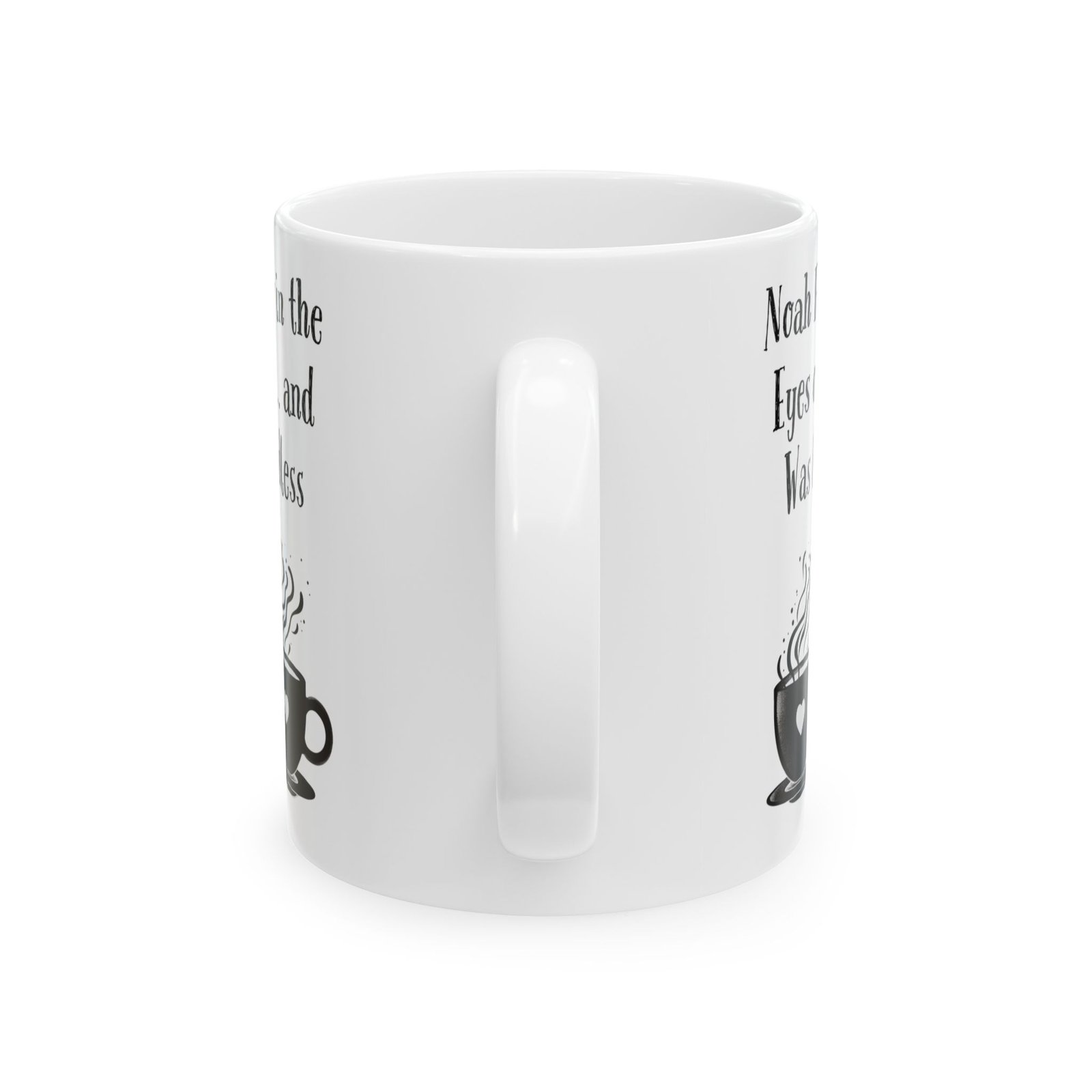 Noah Found Favor in the Eyes of the Lord... and Was Granted Endless Coffee | Ceramic Coffee Mug - Image 7