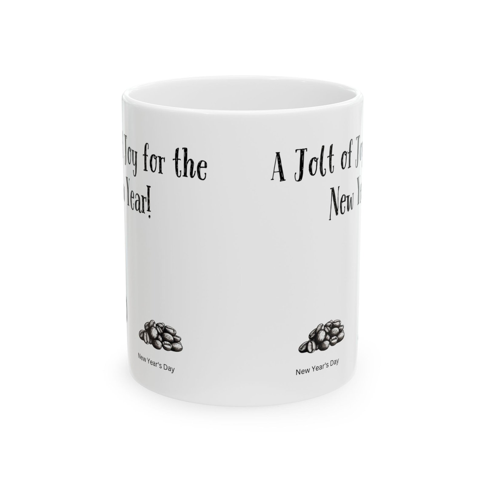 A Jolt of Joy for the New Year! | Ceramic Coffee Mug - Image 8