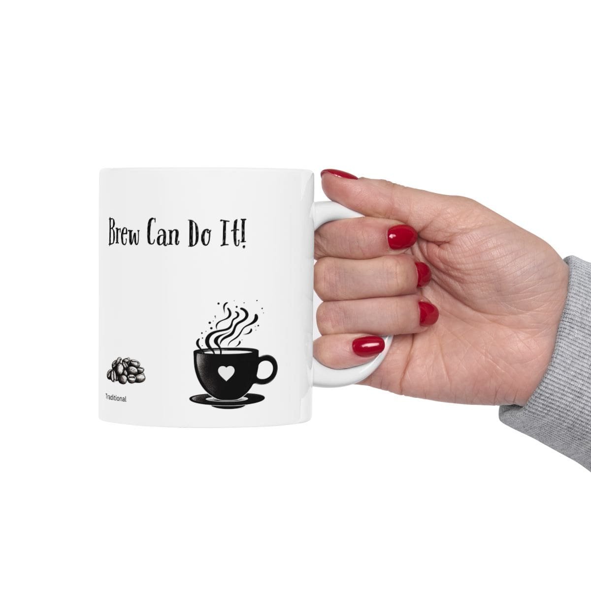 Brew Can Do It! | Ceramic Coffee Mug - Image 4