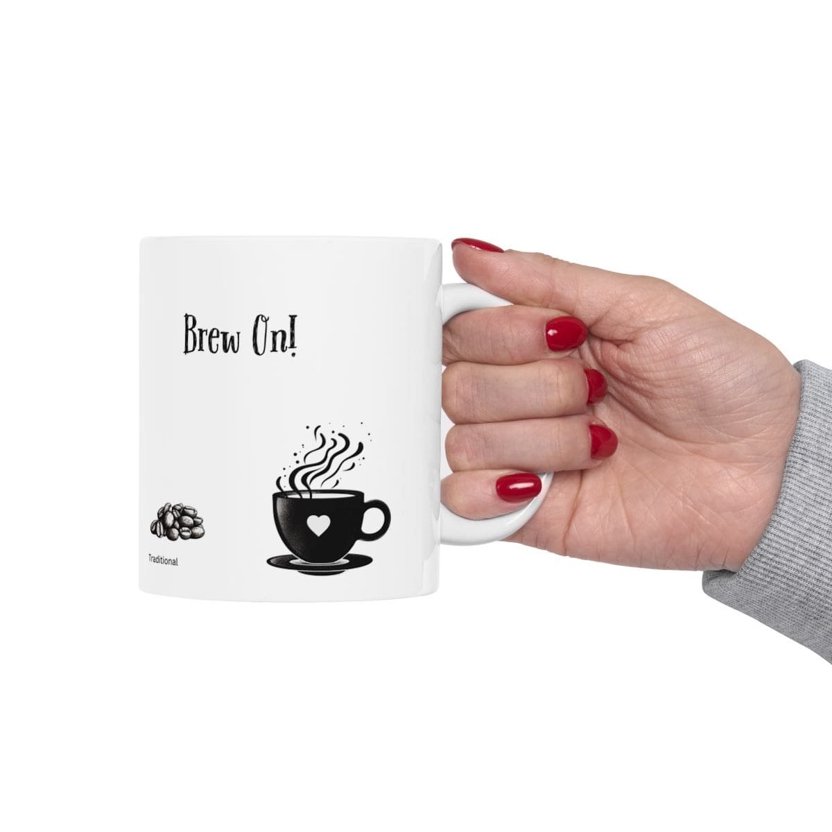 Brew On! | Ceramic Coffee Mug - Image 4