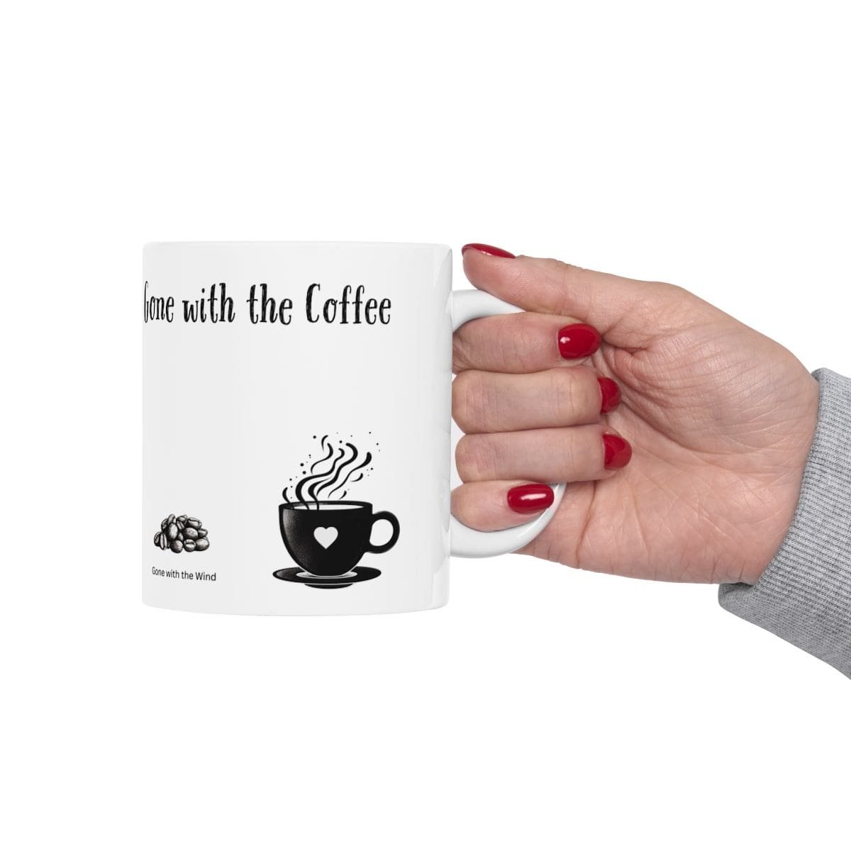 Gone with the Coffee | Ceramic Coffee Mug - Image 4