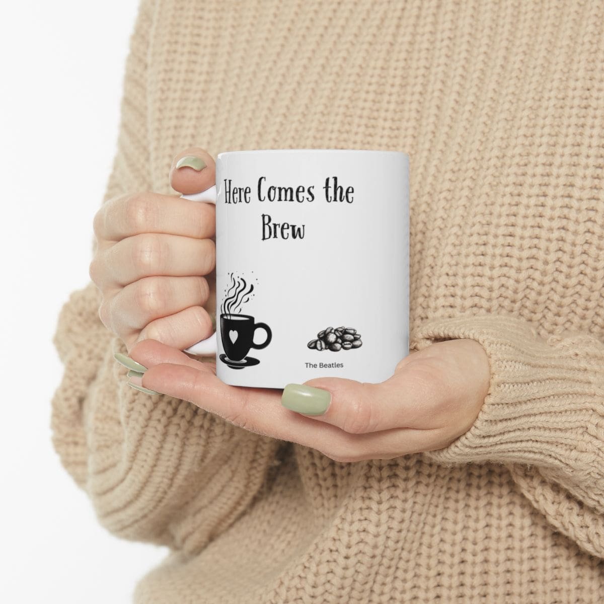 Here Comes the Brew | Ceramic Coffee Mug - Image 3