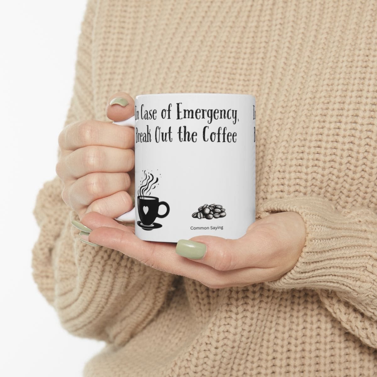 In Case of Emergency, Break Out the Coffee | Ceramic Coffee Mug - Image 3