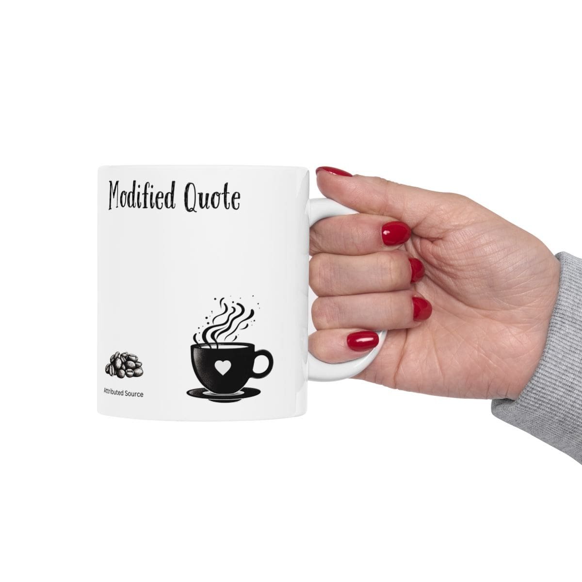 Modified Quote | Ceramic Coffee Mug - Image 4