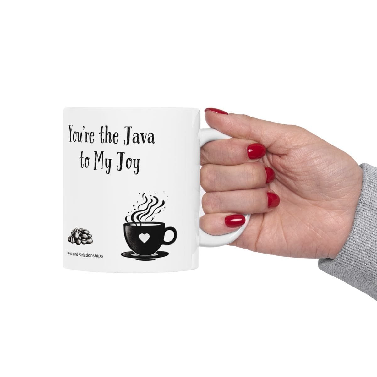 You're the Java to My Joy | Ceramic Coffee Mug - Image 4